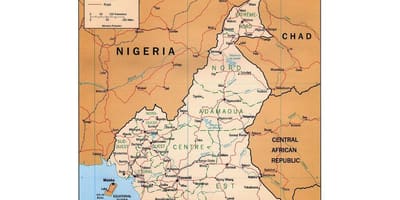 Xəritə Cənubi Kamerun